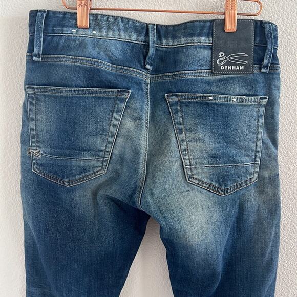 Denham Jeans Razor Slim Fit Denim Jeans Amsterdam Denim W31 - Picture 8 of 10